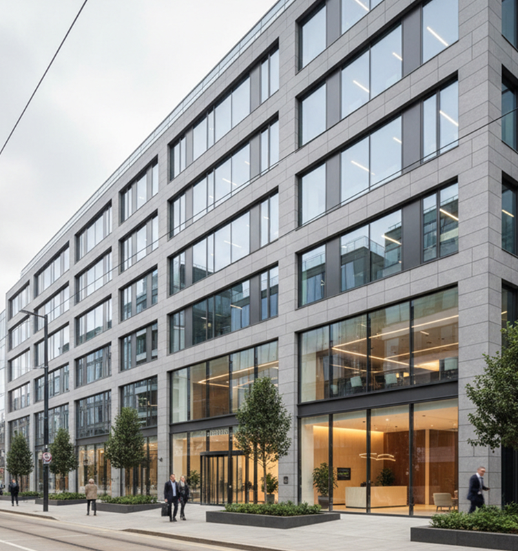The HarbourStone Group head office building on Great Hampton Street, Birmingham